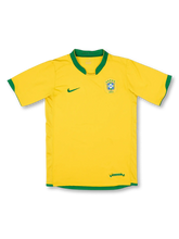 2006-08年 ブラジル代表 ホーム ユニフォーム、カナリアイエローのビンテージサッカージャージ